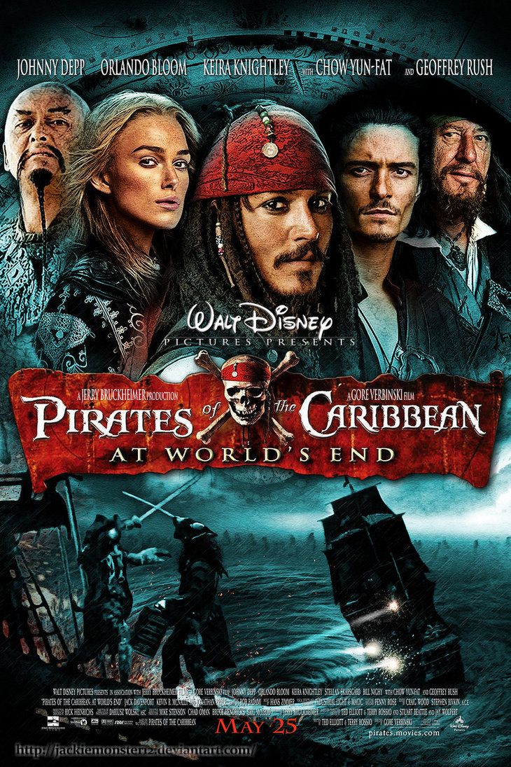 pirates of the caribbean in order
